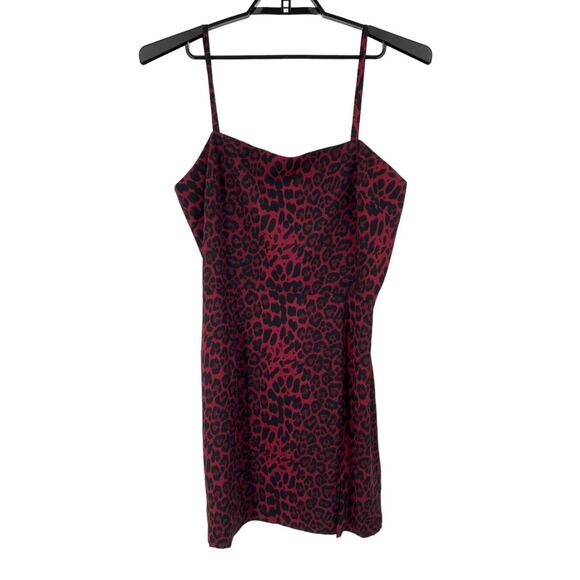 Dress the Population dress Kallan Leopard print sleeveless minidress XXL - Picture 2 of 5